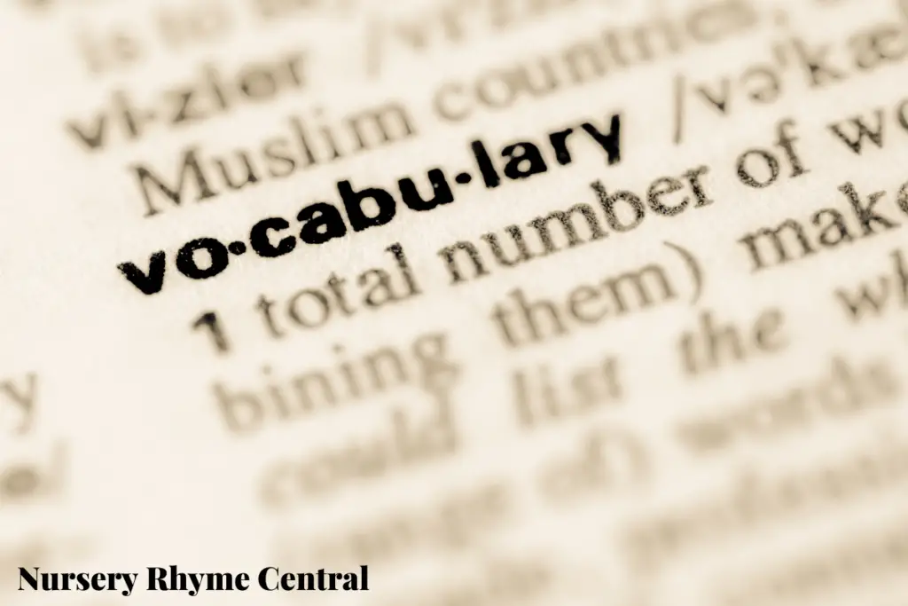 word vocabulary in dictionary
