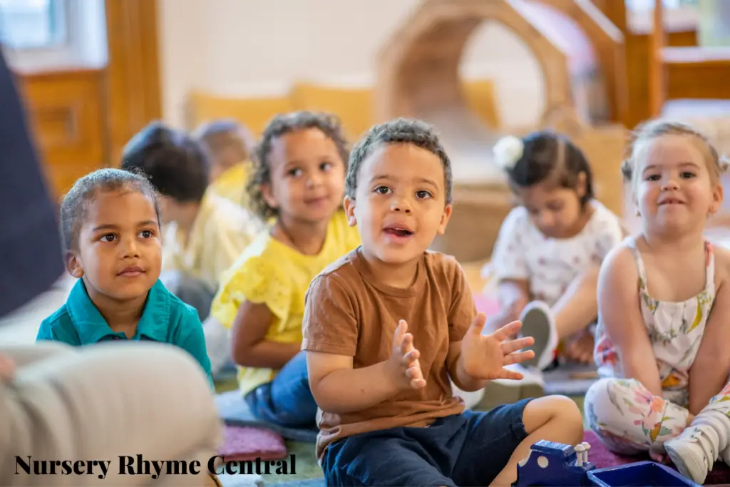 toddler kids listening to their teacher