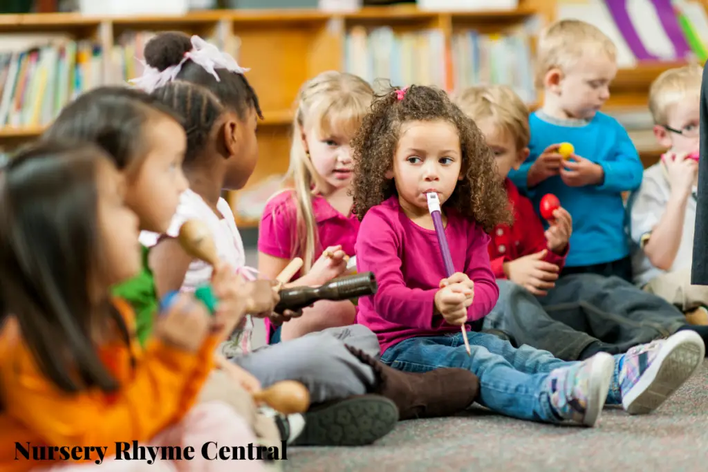 kids playing musical instruments